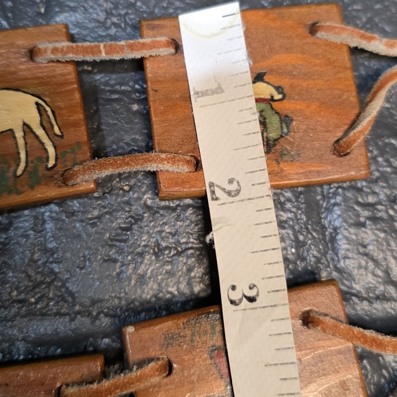 Vintage Wooden Belt - Picture 5 of 8